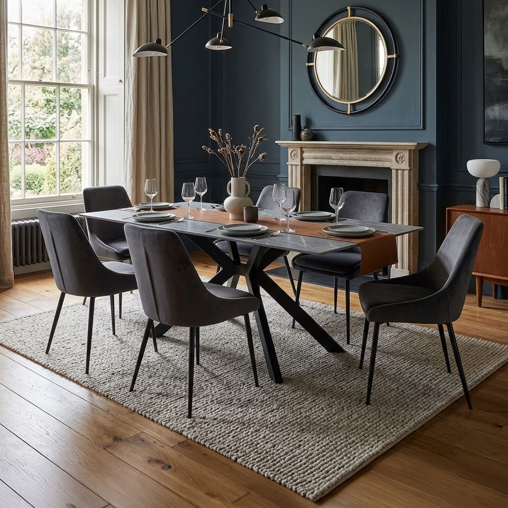 Valmere Ceramic Dining Table — view 2