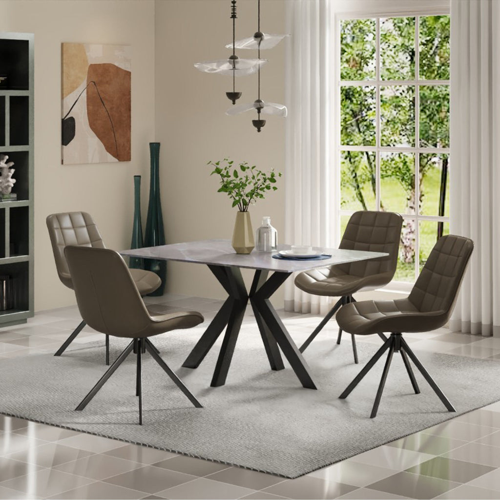 Arvell Ceramic Dining Table — view 2