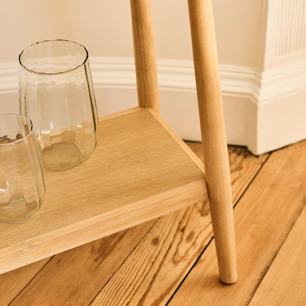 Tilly 110cm Console Table - Whitewash Oak — view 6