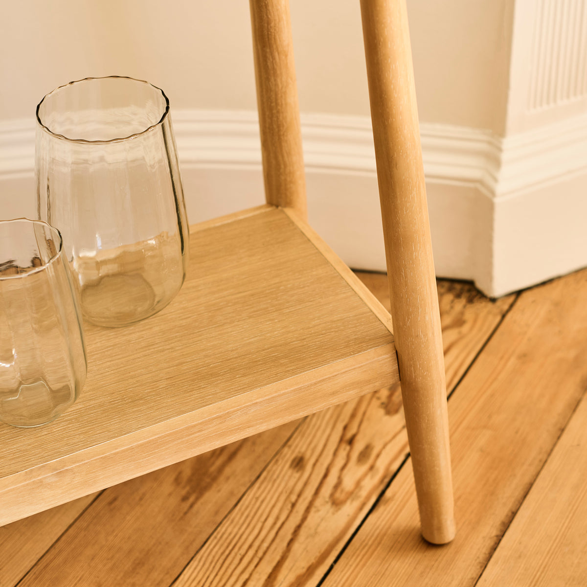 Tilly 110cm Console Table - Whitewash Oak — view 6