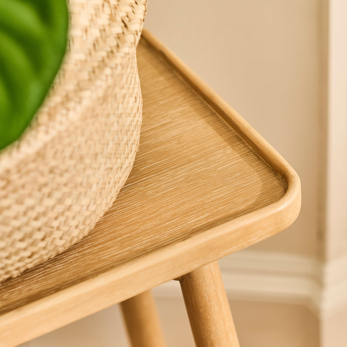 Tilly 110cm Console Table - Whitewash Oak — view 5