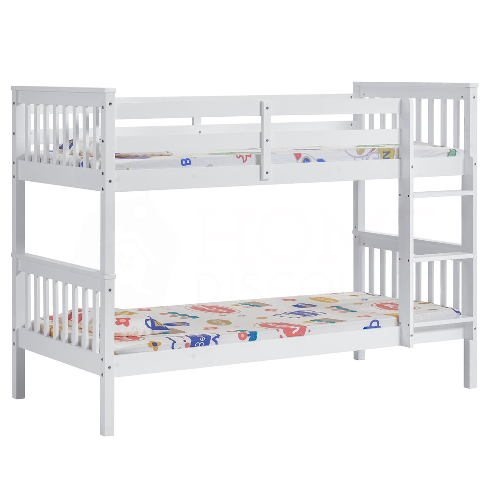 Milan Bunk Bed, White — bed frame from 2nd Time Around