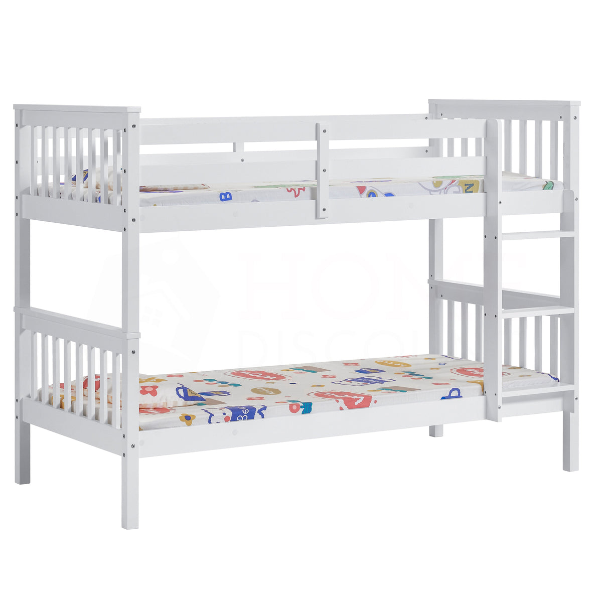 Milan Bunk Bed, White — bed frame from 2nd Time Around
