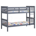 Milan Bunk Bed, Grey — bed frame from 2nd Time Around