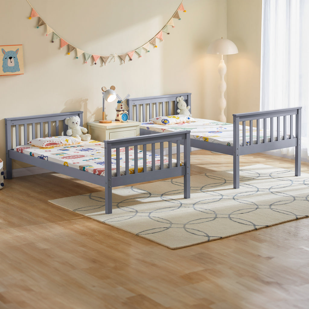 Milan Bunk Bed, Grey — view 5