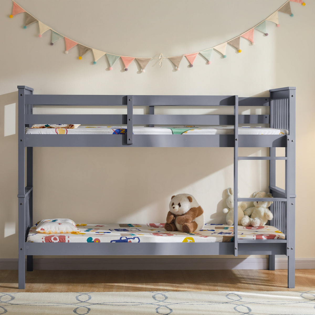 Milan Bunk Bed, Grey — view 4