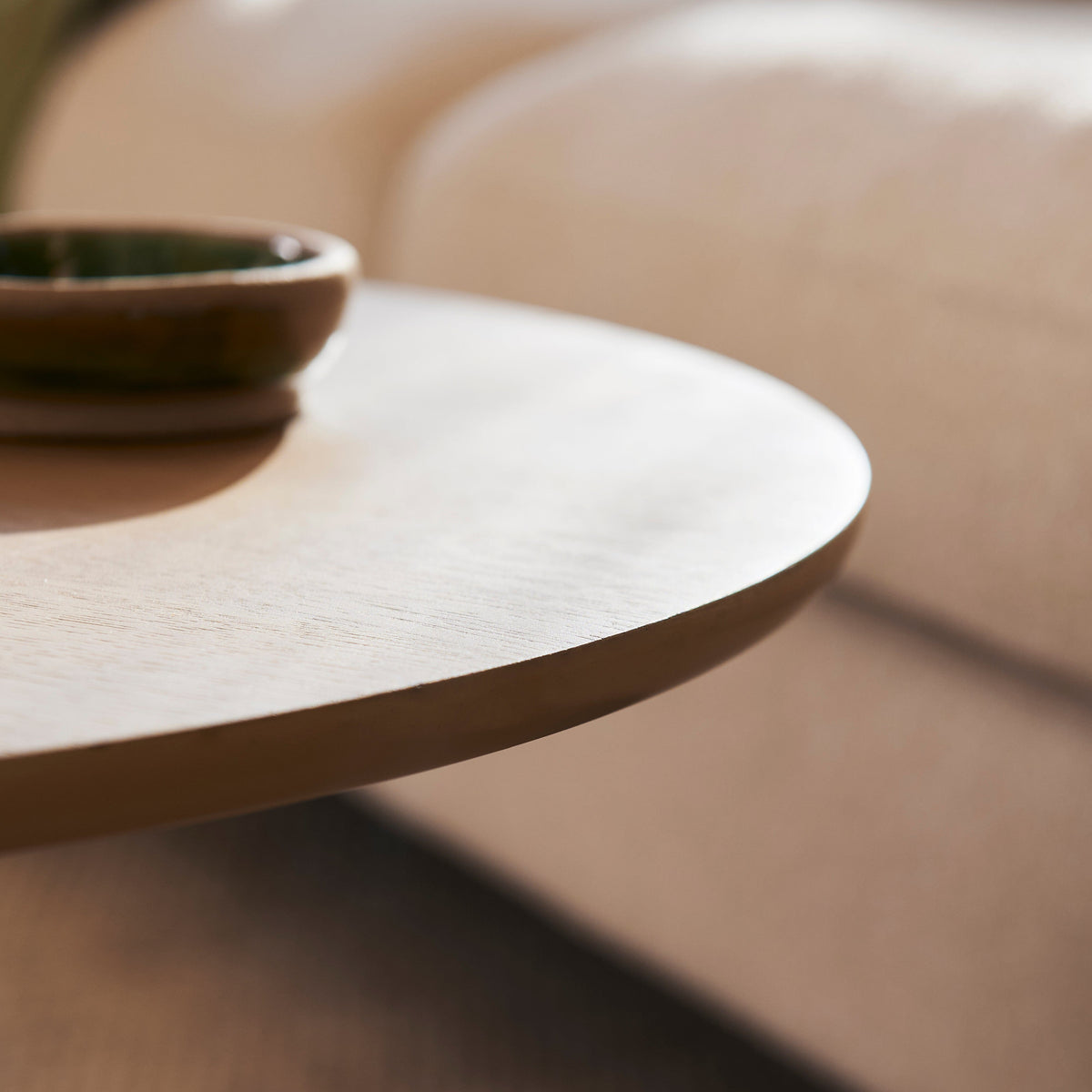 Willow Pale Oak Oval Coffee Table — view 4