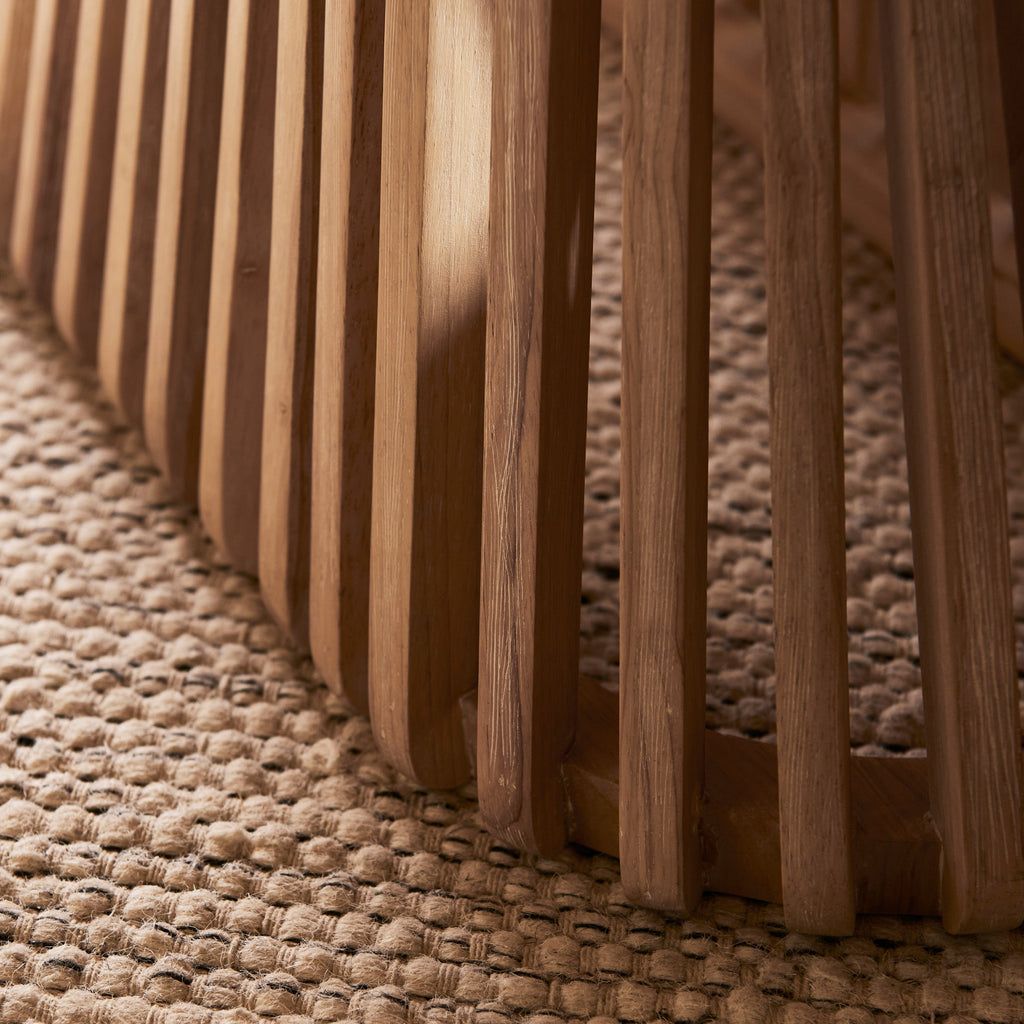 Willow Whitewash Oval Coffee Table — view 4