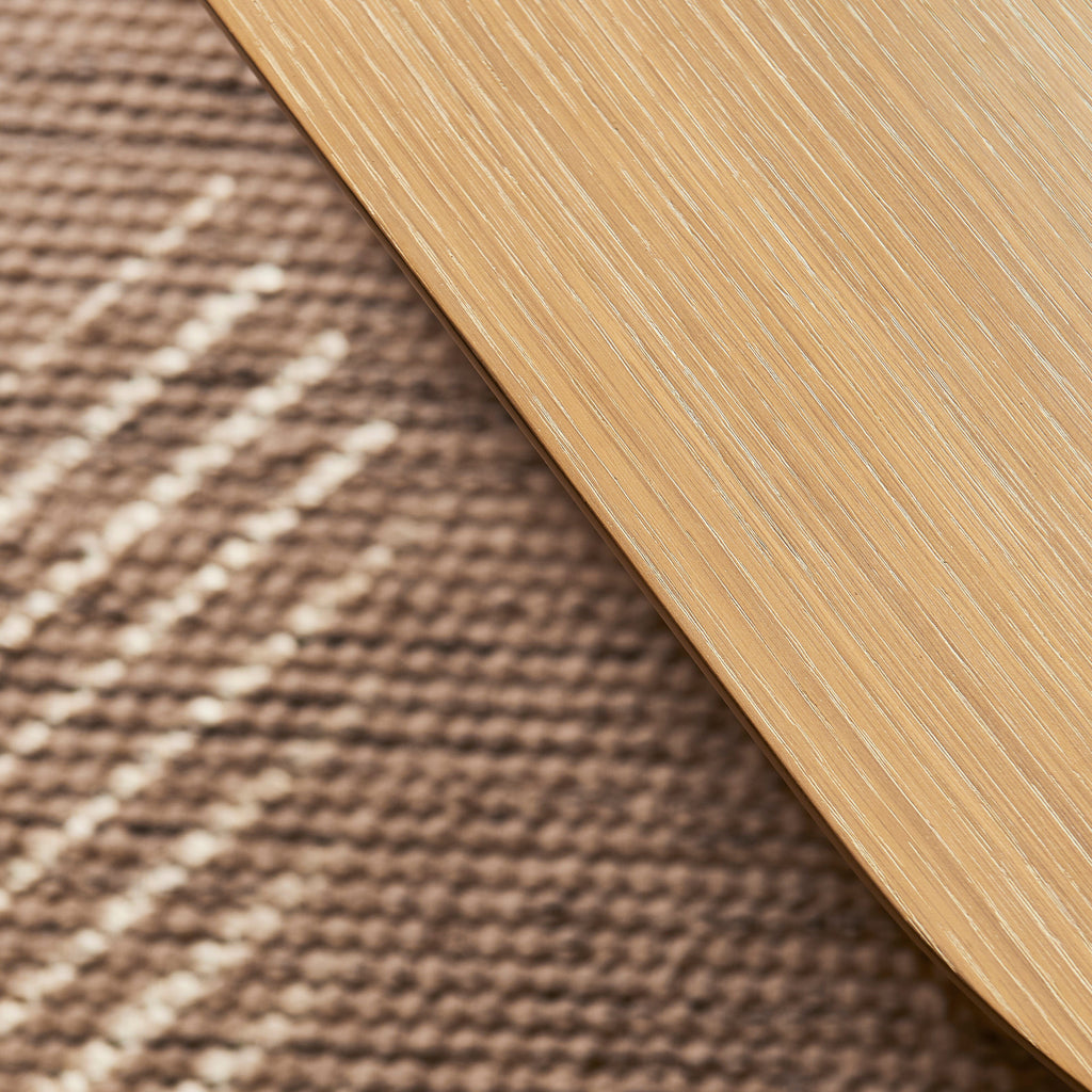 Willow Whitewash Oval Coffee Table — view 3