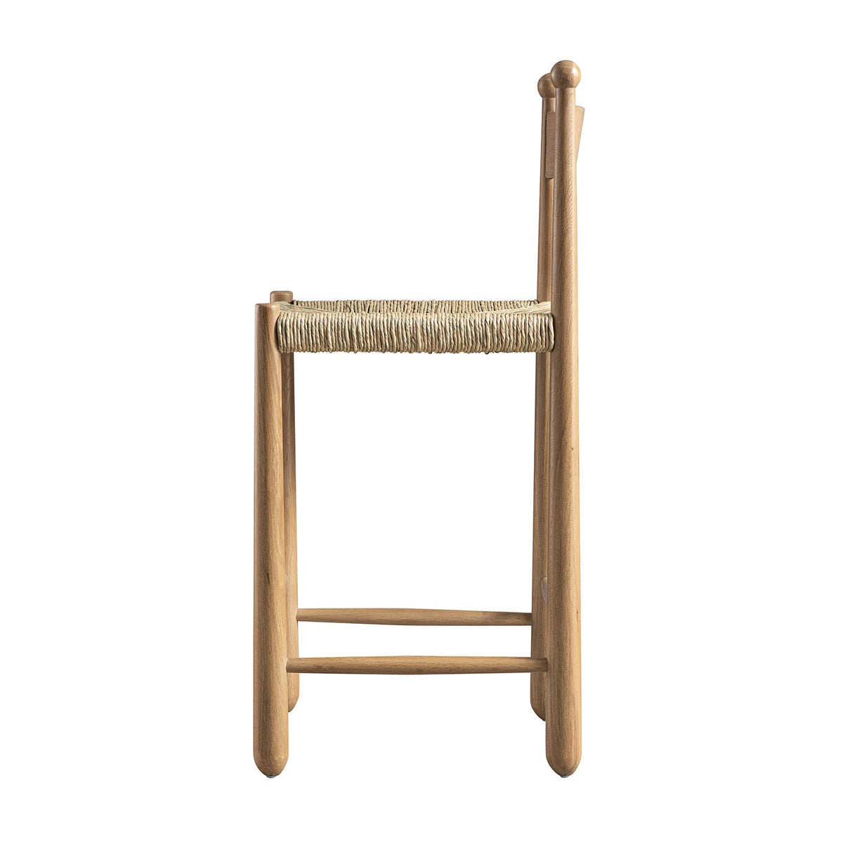 Tama Counter Stool, Woven Seagrass | Natural Oak Frame — view 10