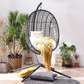 Azura Black Patio Hanging Egg Chair — garden chair from 2nd Time Around