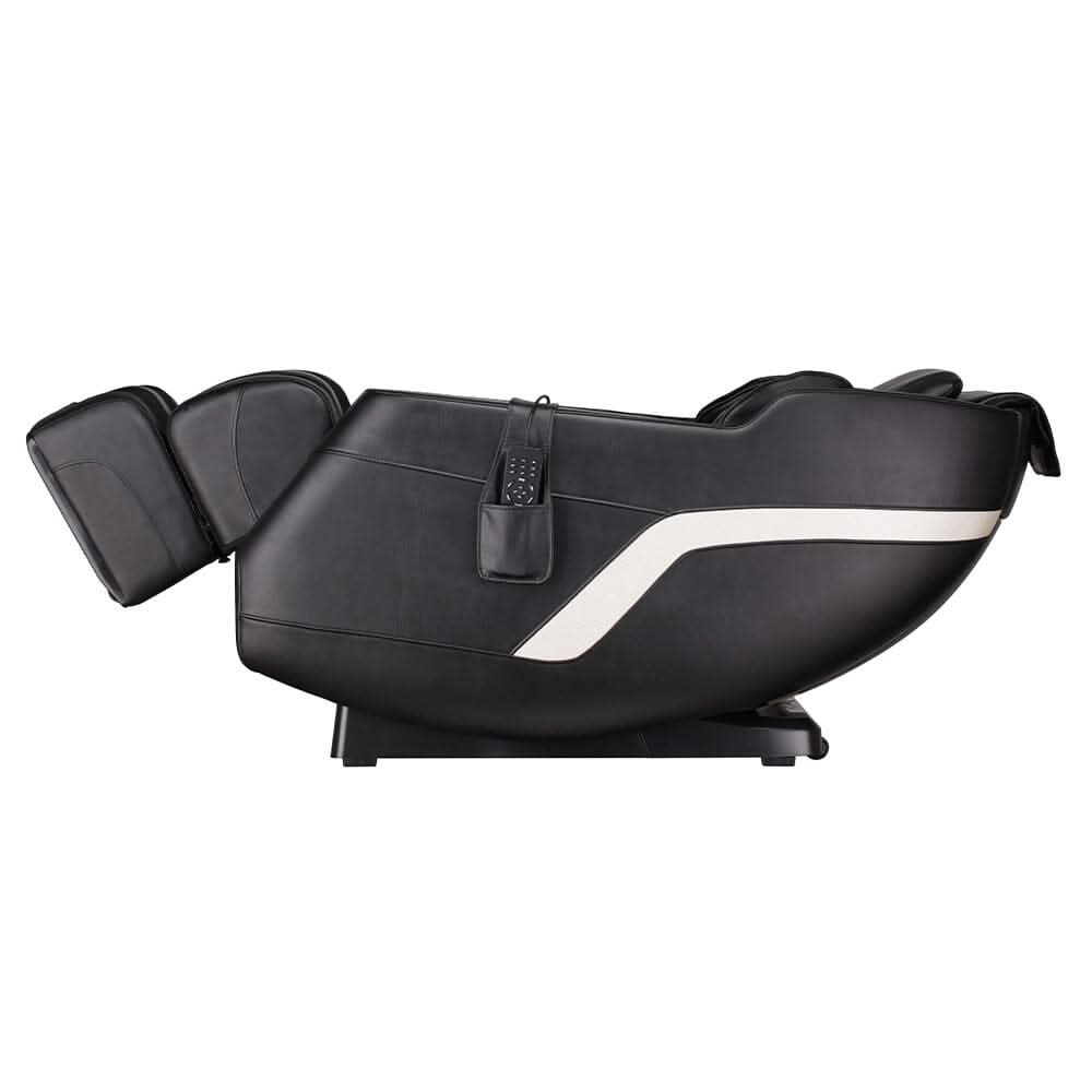 105cm H Real Relax Black Faux Leather Massage Chair with 6 Pre-Set Auto Modes Bluetooth Speaker — view 7