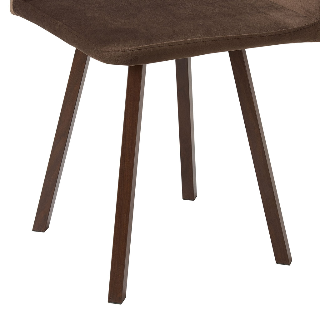 Ava Space Saver 4 Seater Dining Table and Chairs - Cappuccino — view 7