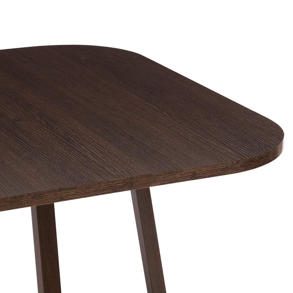 Ava Space Saver 4 Seater Dining Table and Chairs - Cappuccino — view 6