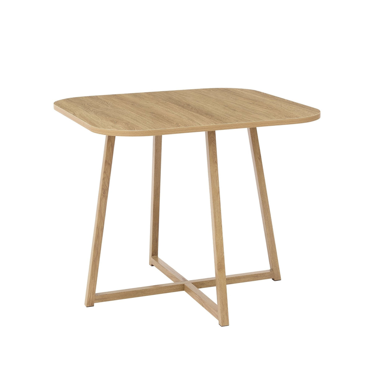 Ava Space Saver 4 Seater Dining Table and Chairs - Mushroom — view 6