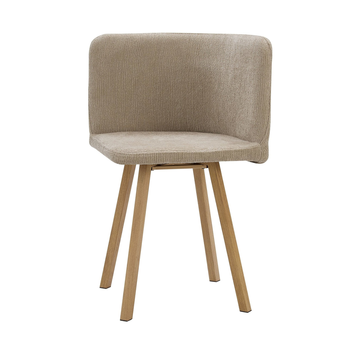 Ava Space Saver 4 Seater Dining Table and Chairs - Mushroom — view 10