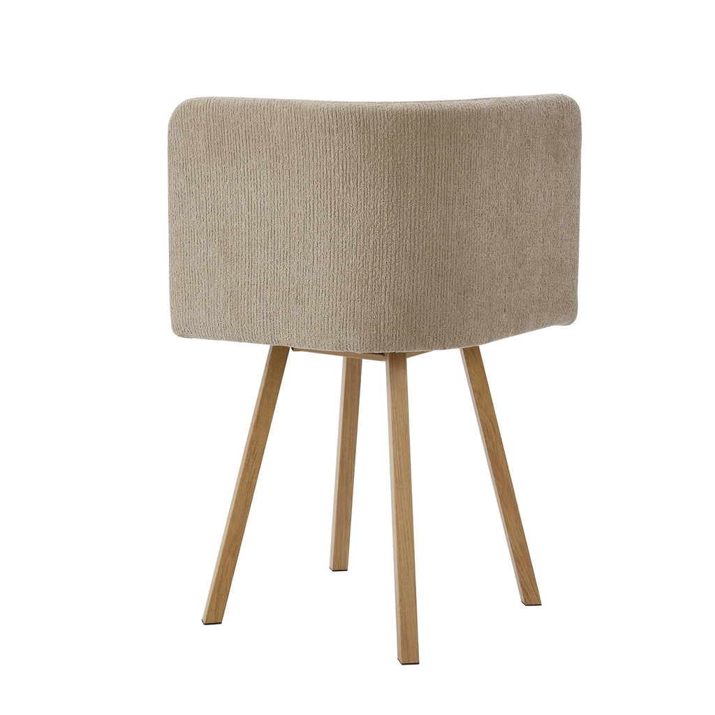 Ava Space Saver 4 Seater Dining Table and Chairs - Mushroom — view 9
