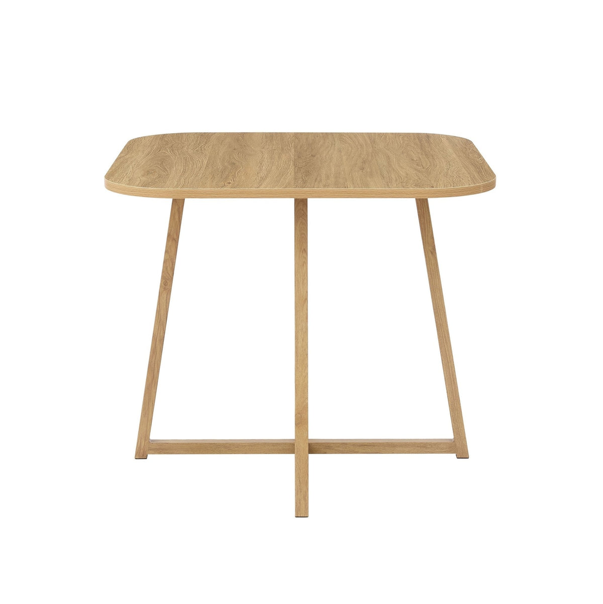 Ava Space Saver 4 Seater Dining Table and Chairs - Mushroom — view 7