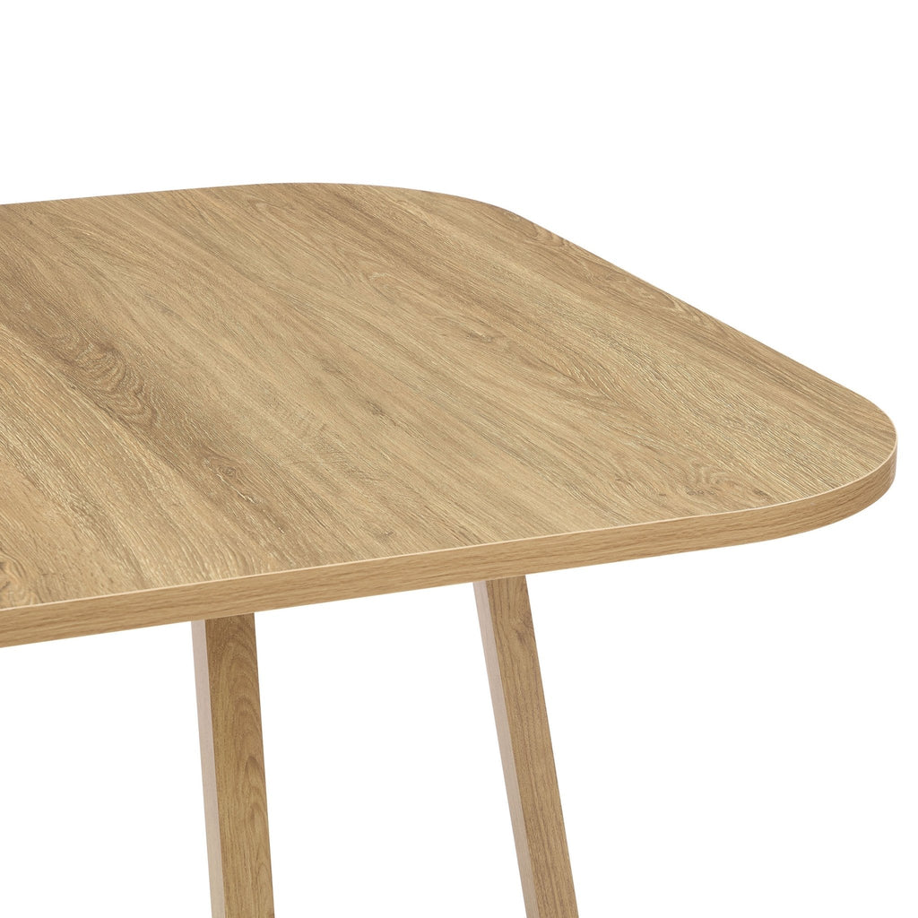 Ava Space Saver 4 Seater Dining Table and Chairs - Mushroom — view 5