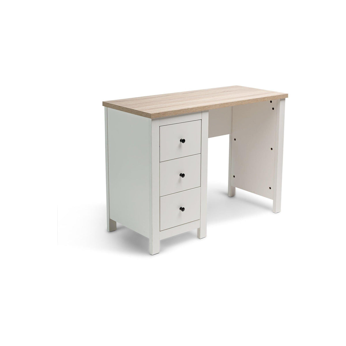 Bampton White Dressing Table with Drawers — view 9