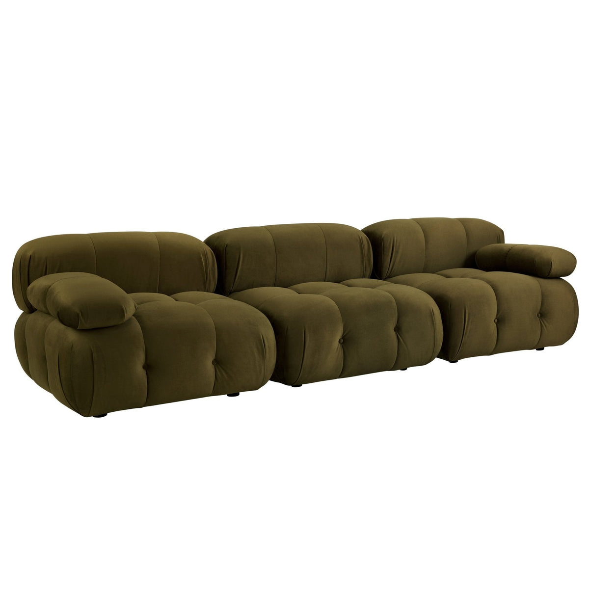 Bondi 3 Seater Sofa - Rich Green — view 4