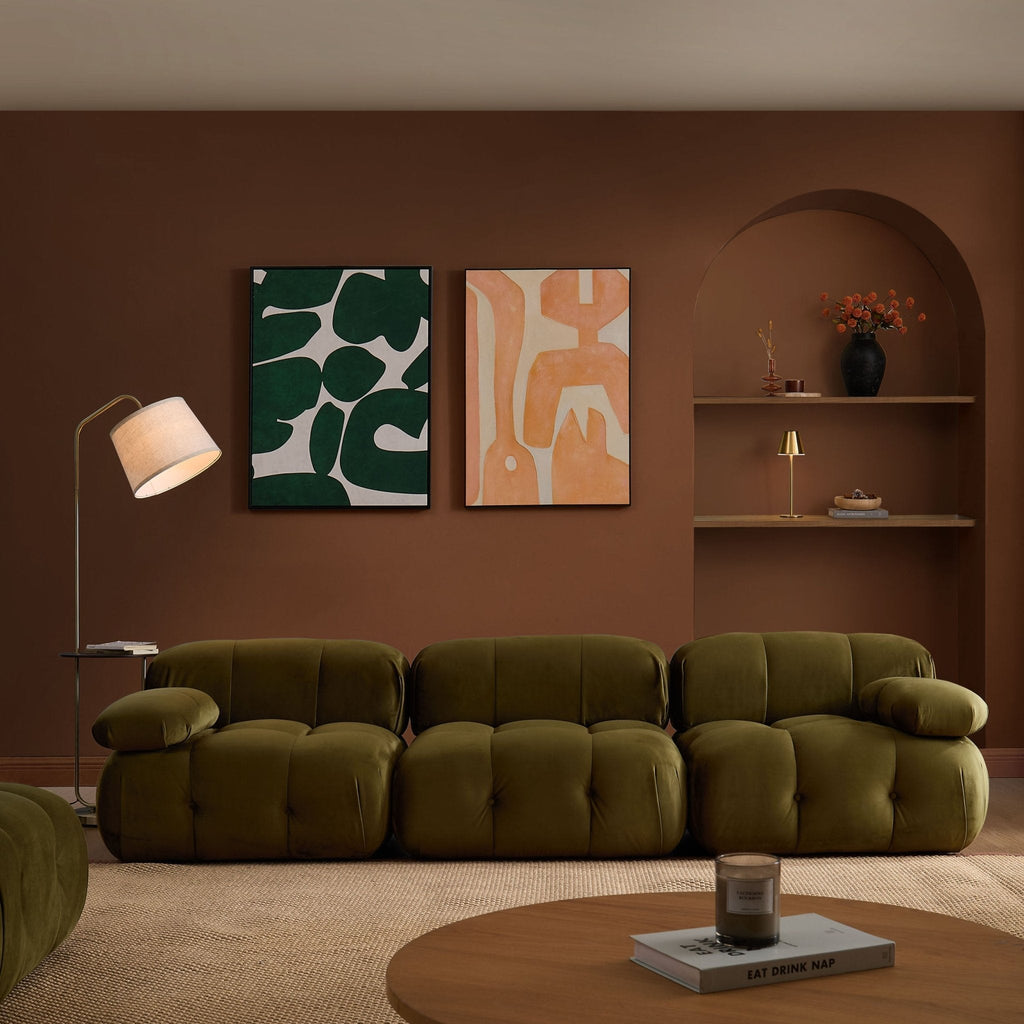 Bondi 3 Seater Sofa - Rich Green — sofa from 2nd Time Around