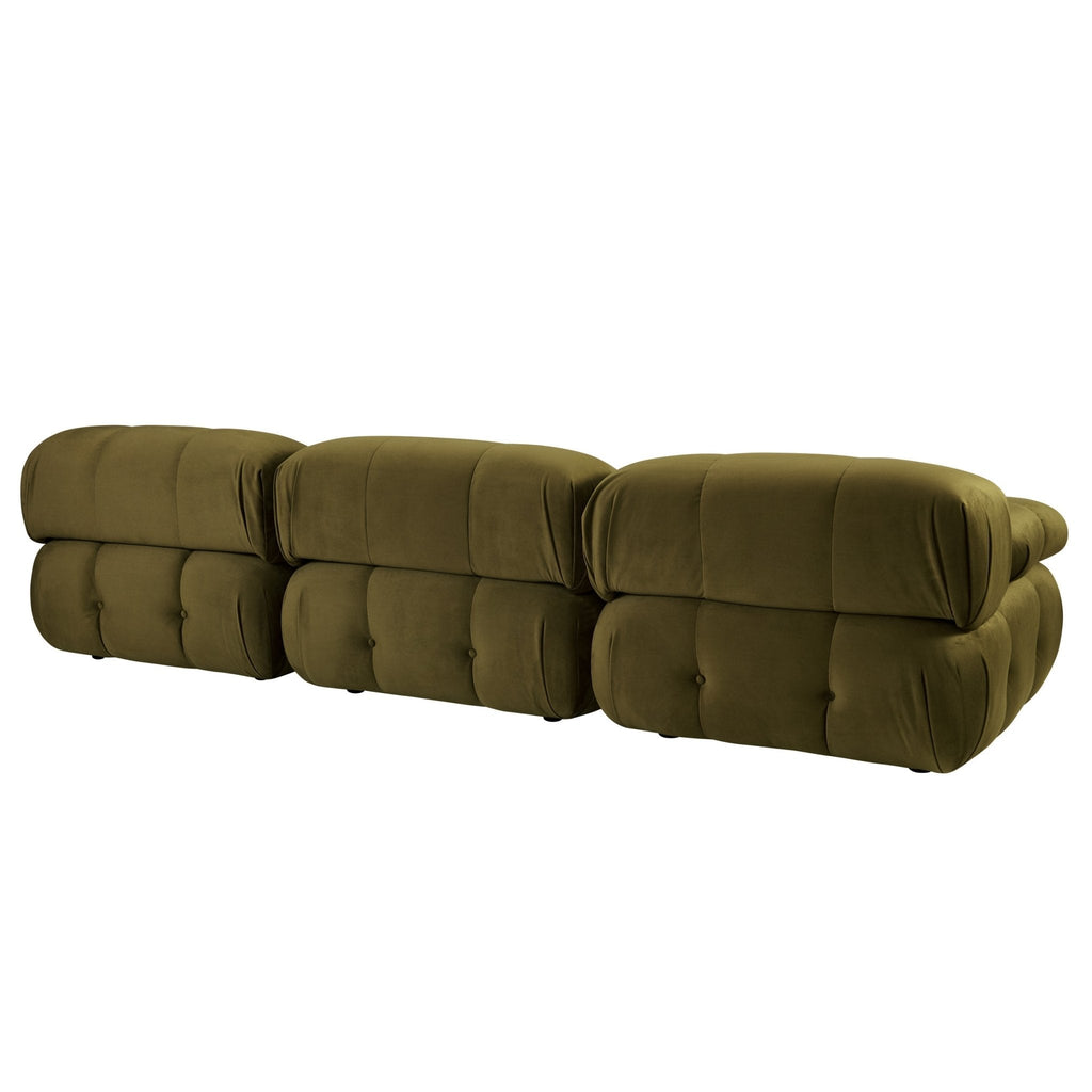 Bondi 3 Seater Sofa - Rich Green — view 6