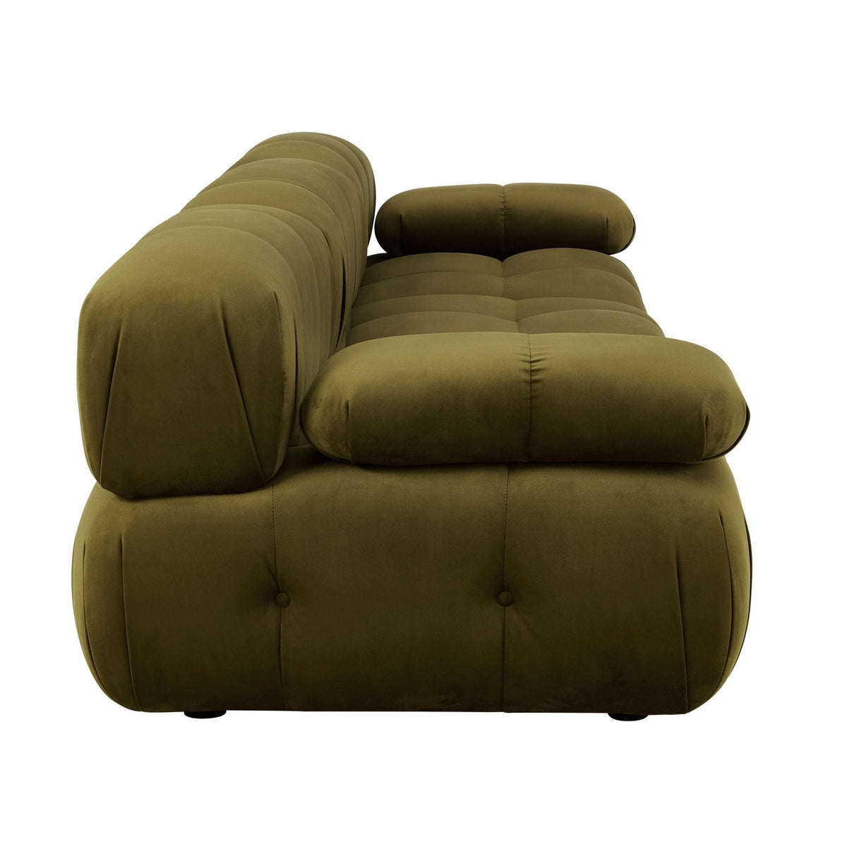 Bondi 3 Seater Sofa - Rich Green — view 5