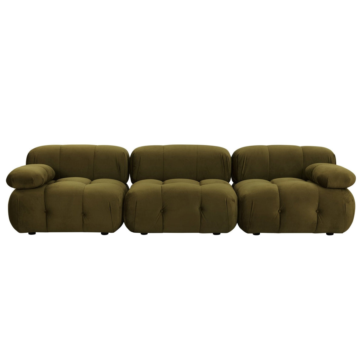 Bondi 3 Seater Sofa - Rich Green — view 3