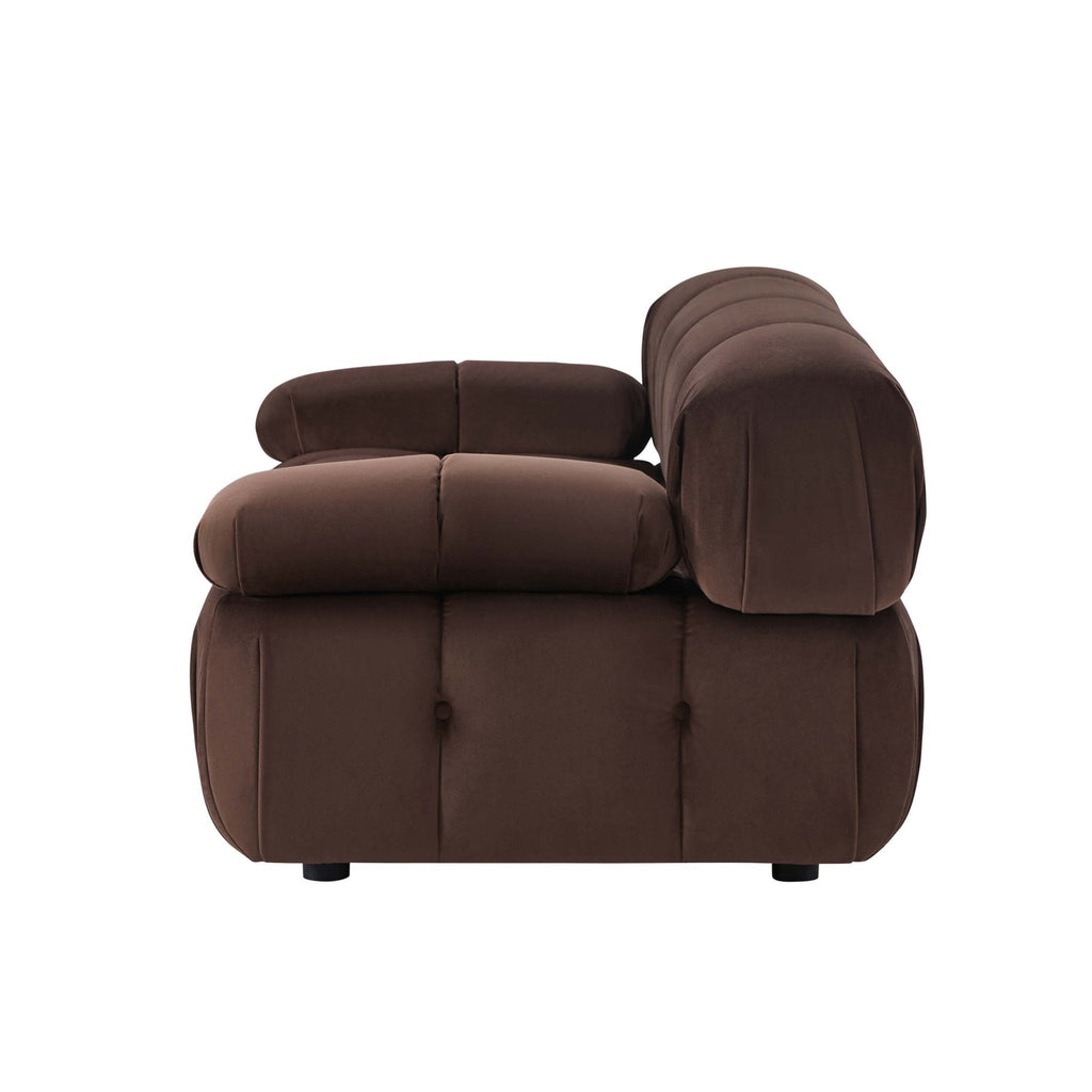 Bondi Compact 2 Seater Sofa - Cappuccino — view 5