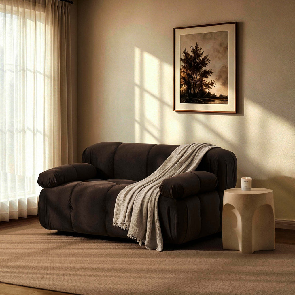 Bondi Compact 2 Seater Sofa - Cappuccino — sofa from 2nd Time Around