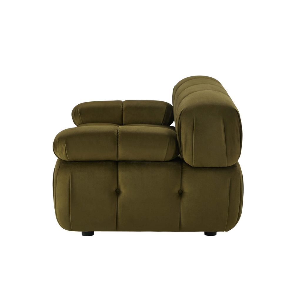 Bondi Compact 2 Seater Sofa - Rich Green — view 4