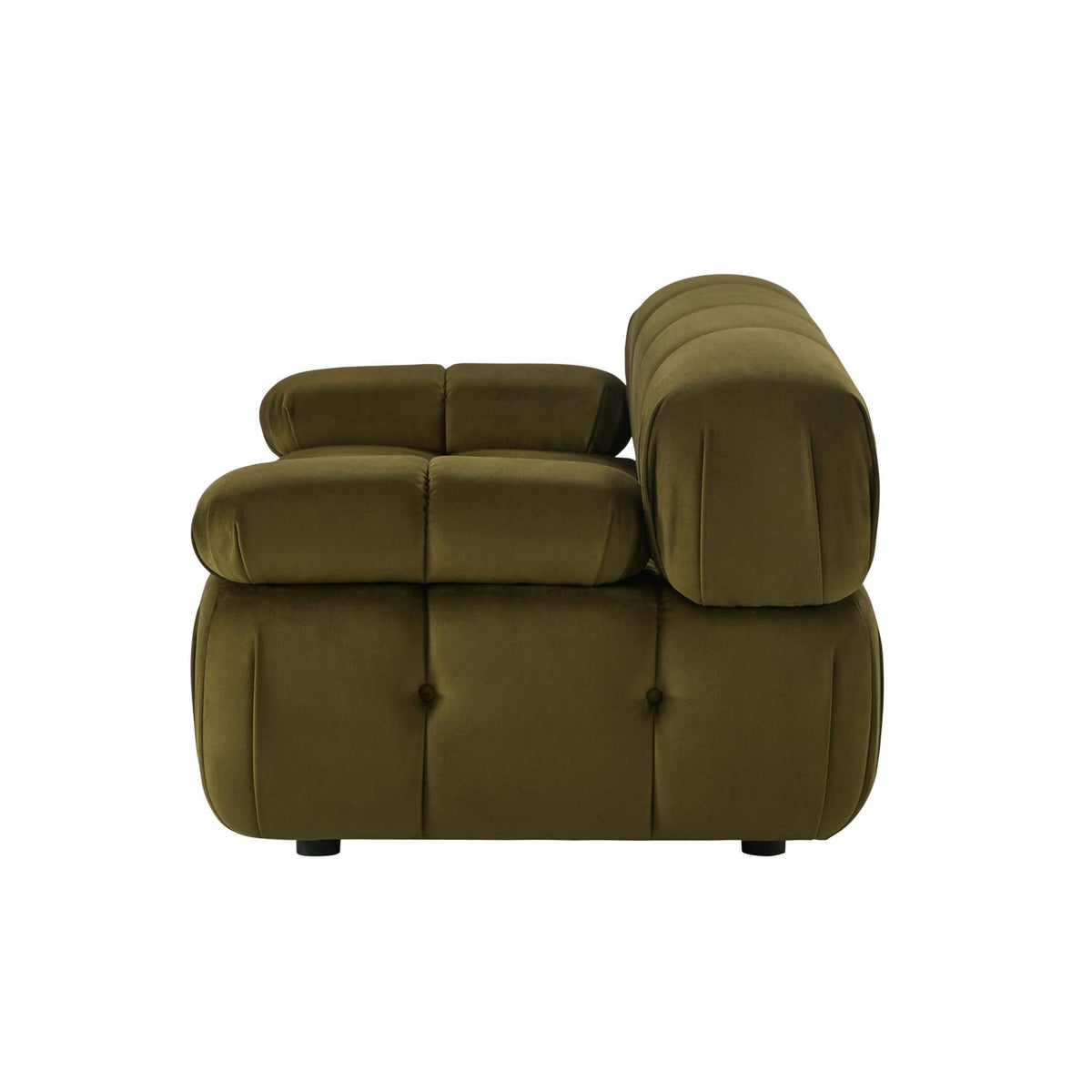 Bondi Compact 2 Seater Sofa - Rich Green — view 4