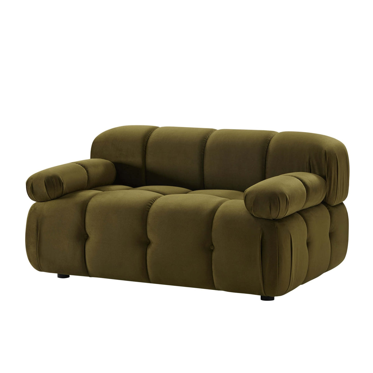 Bondi Compact 2 Seater Sofa - Rich Green — view 3