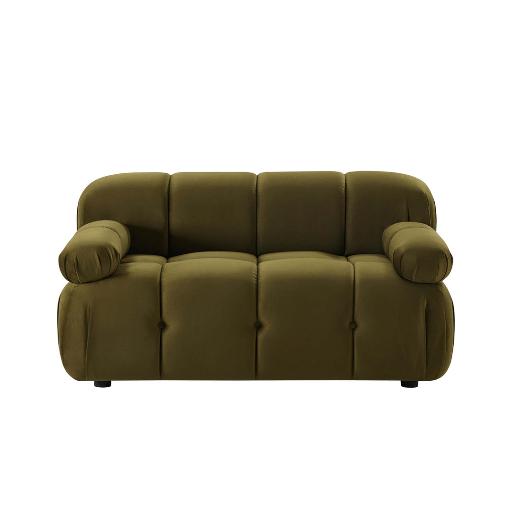 Bondi Compact 2 Seater Sofa - Rich Green — view 5