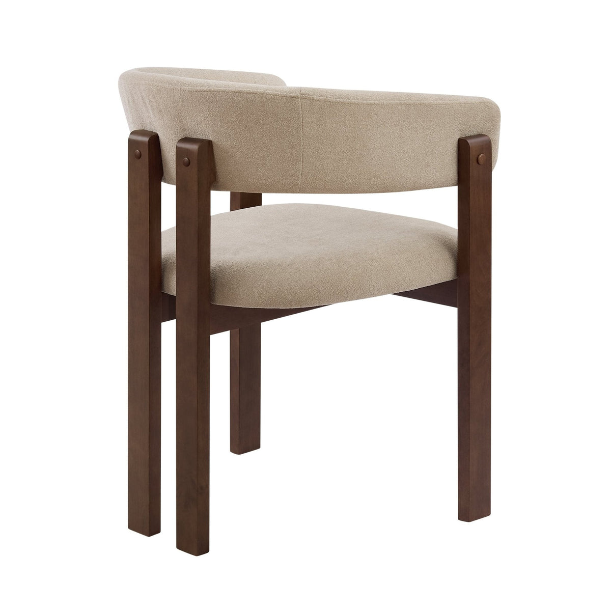 Bridget Set of 2 Dining Chairs - Chenille Oatmeal — view 7