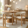 Bridget Set of 2 Dining Chairs - Cream Linen — dining chair from 2nd Time Around