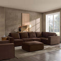 Brooklyn Large Right Hand L-Shape Sofa - Cappuccino — corner sofa from 2nd Time Around