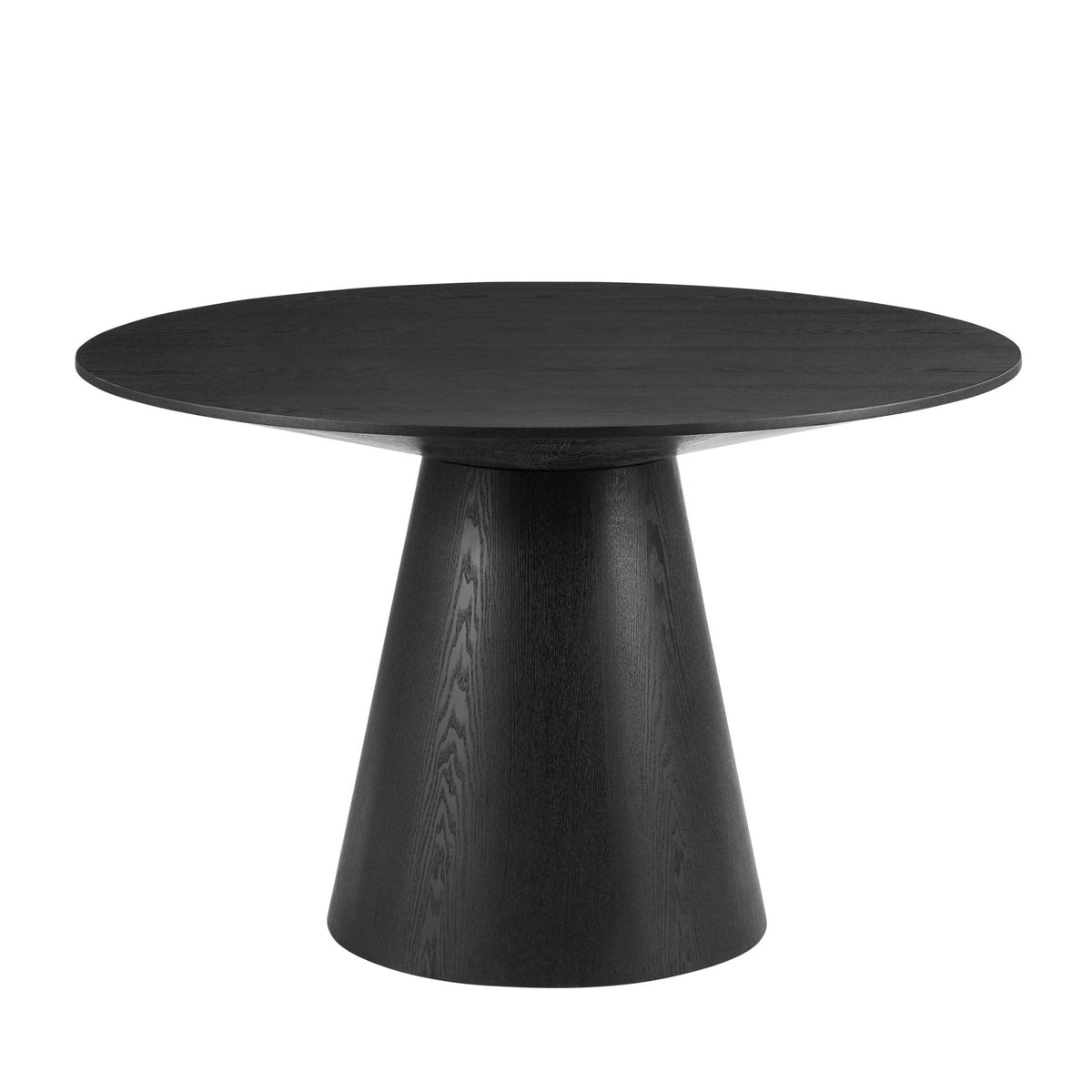 Cassie 4-6 Seater Dining Table - Black Wood — view 2