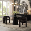 Cassie 4-6 Seater Dining Table - Black Wood — sofa from 2nd Time Around