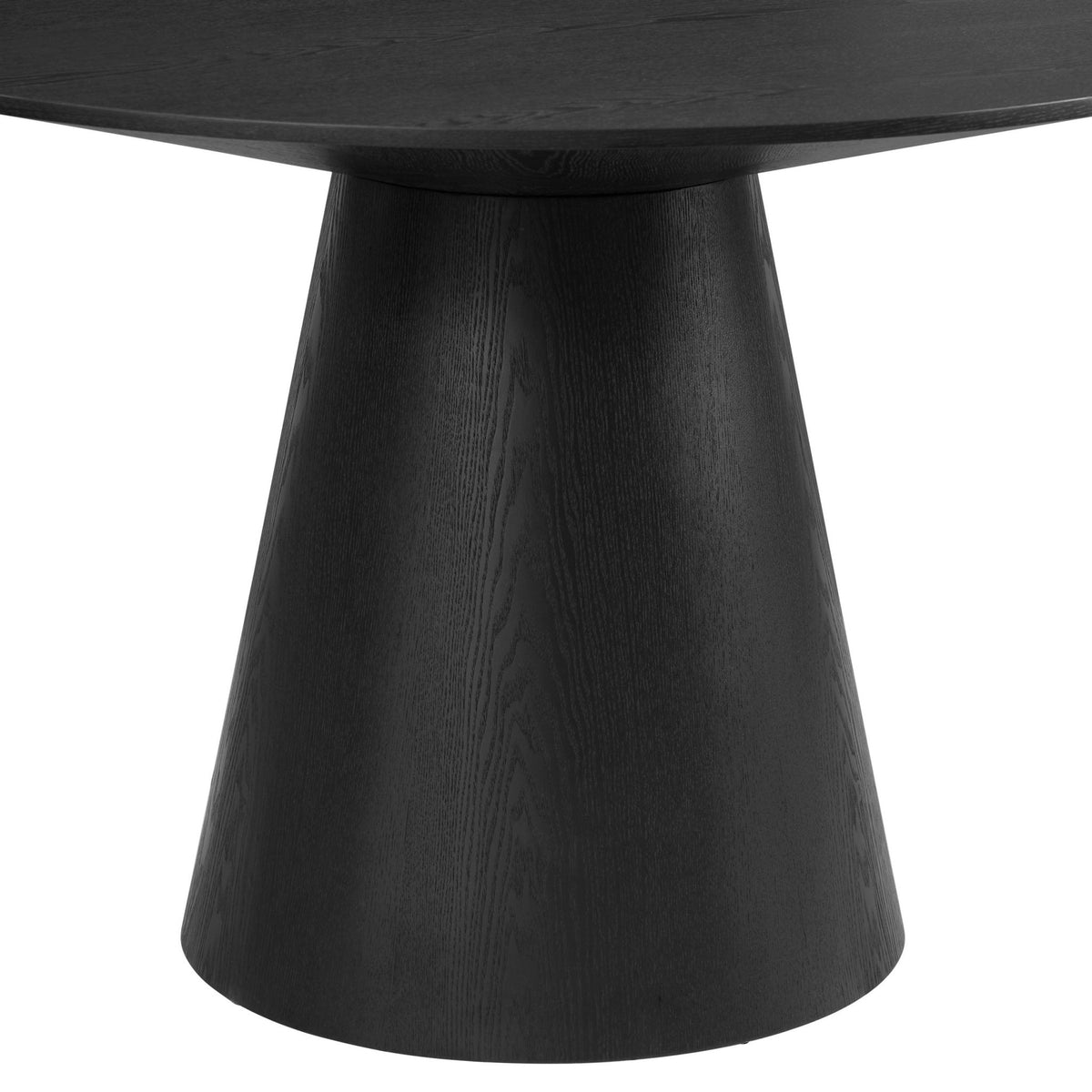Cassie 4-6 Seater Dining Table - Black Wood — view 4