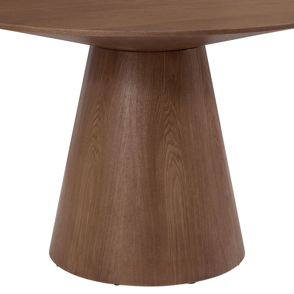 Cassie 4-6 Seater Dining Table - Mid Wood — view 4
