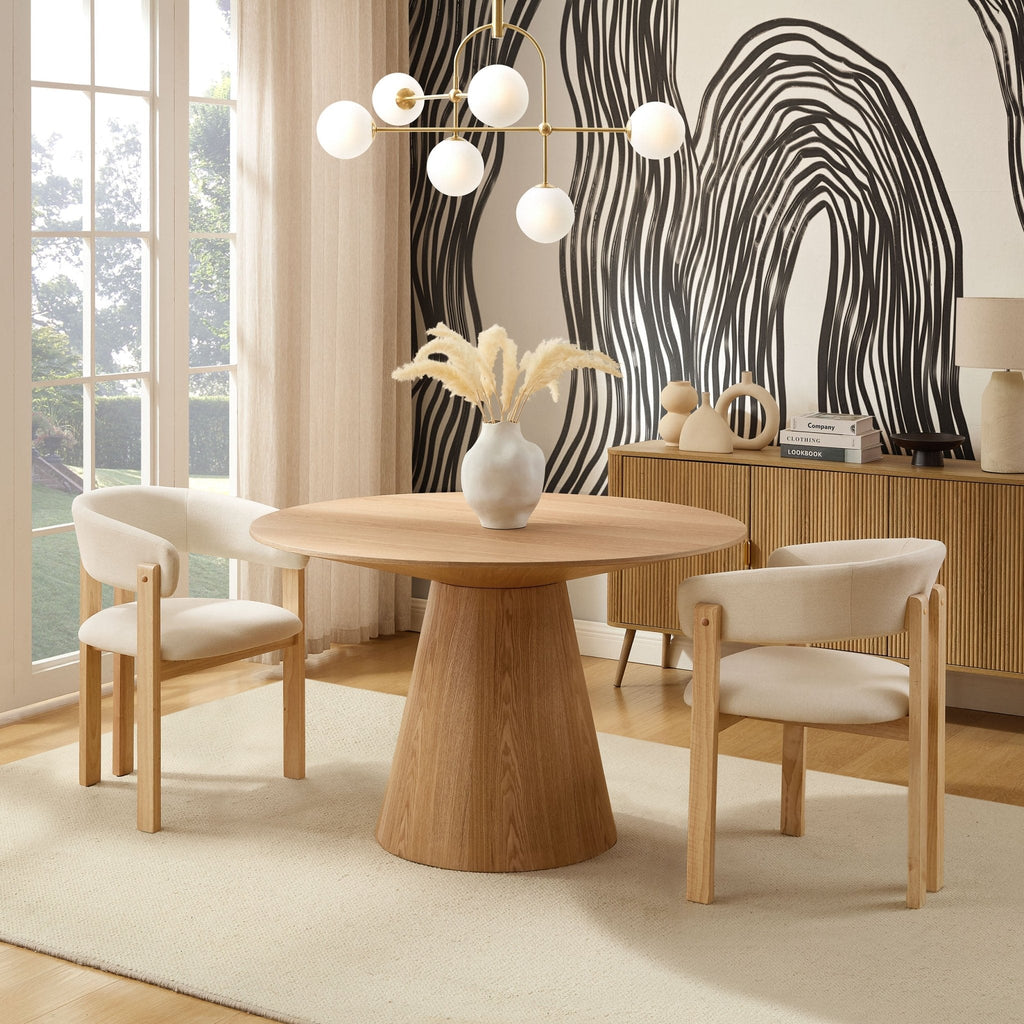 Cassie 4-6 Seater Dining Table - Natural Wood — sofa from 2nd Time Around