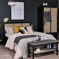 Charlie King Size Bed Frame - Black — bed frame from 2nd Time Around