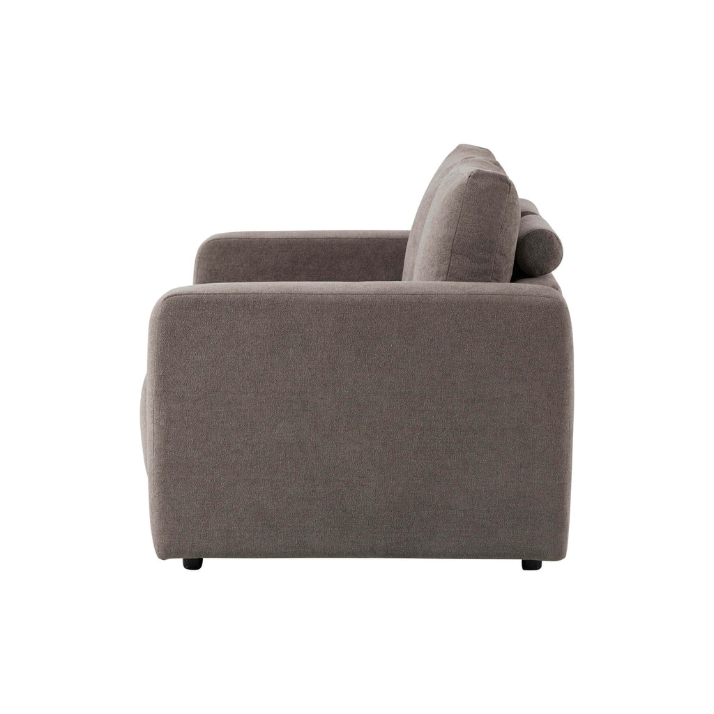 Chicago Compact 2 Seater Sofa - Chenille Mushroom — view 5