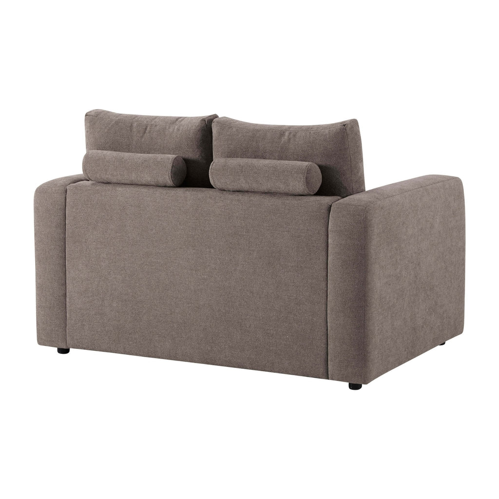 Chicago Compact 2 Seater Sofa - Chenille Mushroom — view 6