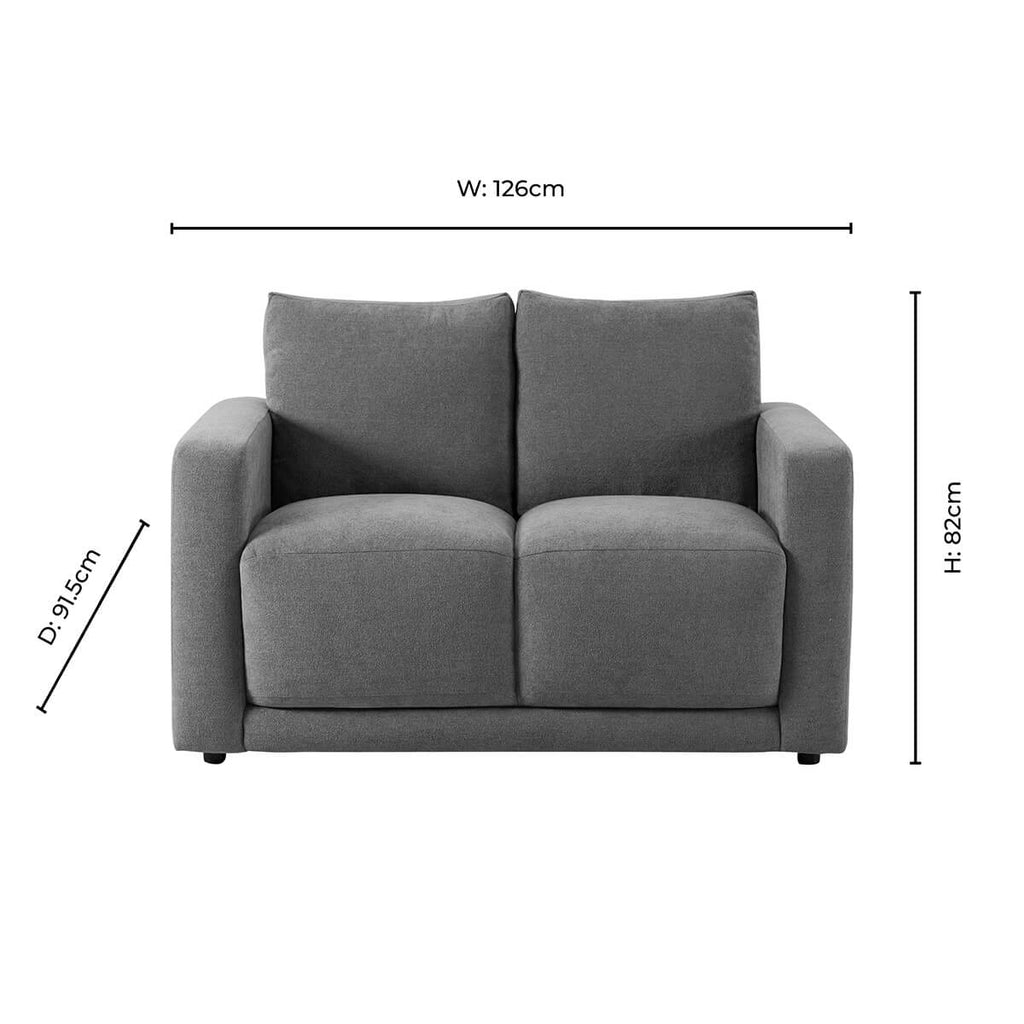 Chicago Compact 2 Seater Sofa - Rich Green — view 9