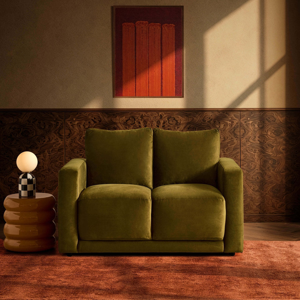 Chicago Compact 2 Seater Sofa - Rich Green — view 2