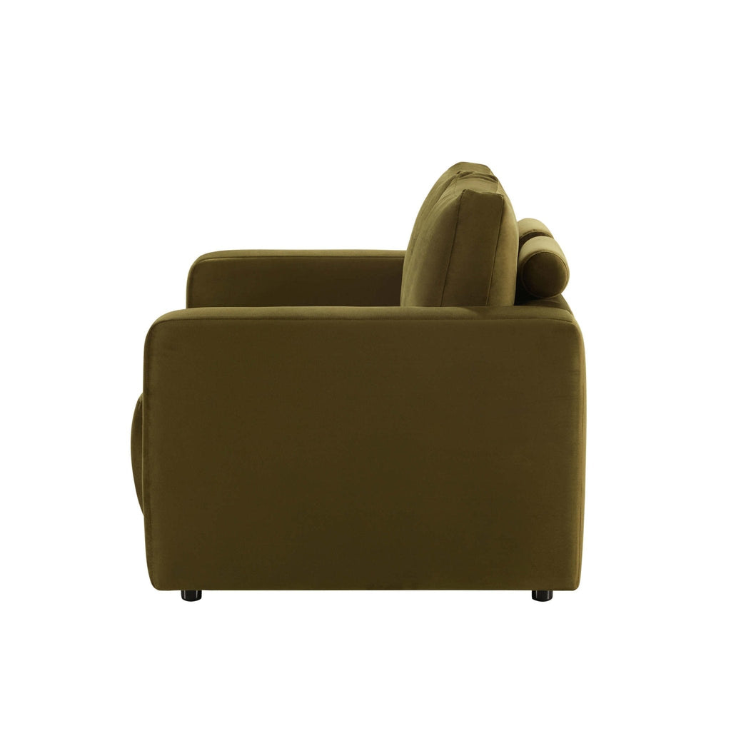Chicago Compact 2 Seater Sofa - Rich Green — view 5