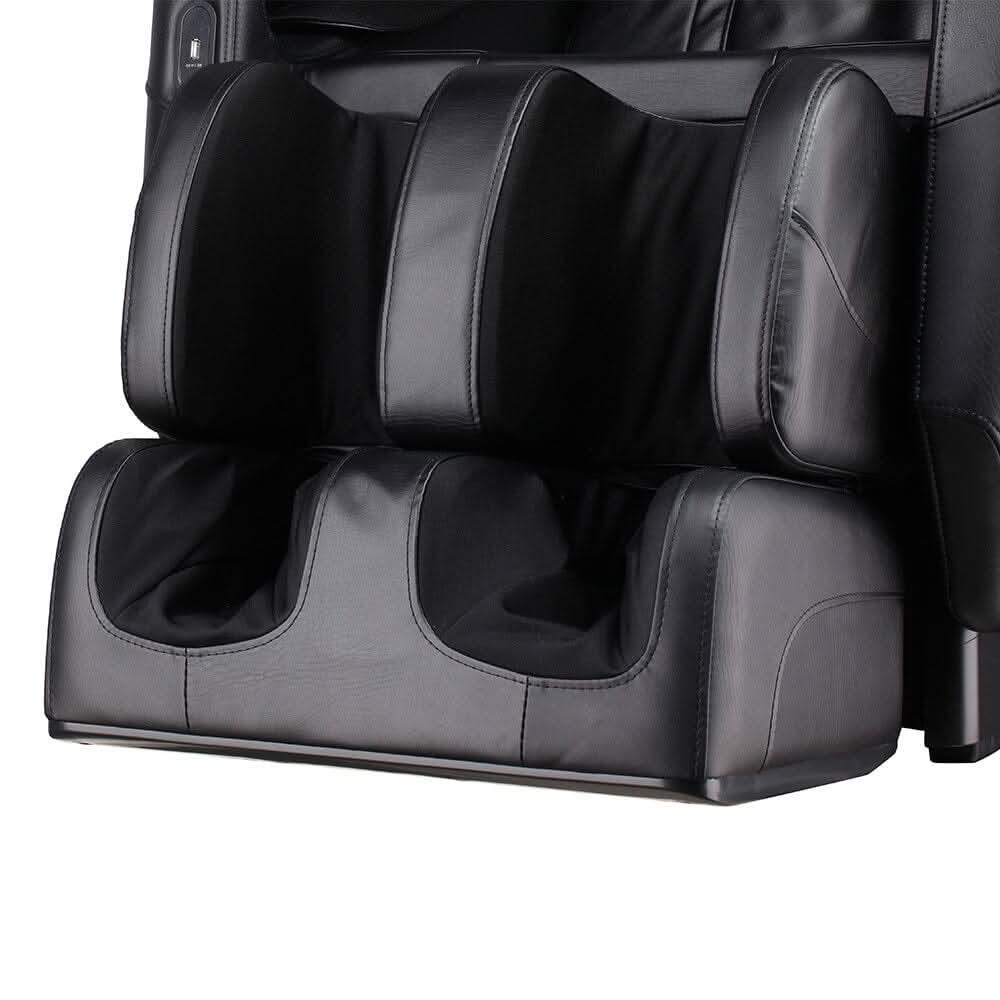 105cm H Real Relax Black Faux Leather Massage Chair with 6 Pre-Set Auto Modes Bluetooth Speaker — view 9